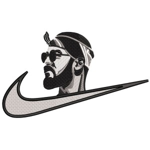 Swoosh x Miyagi Embroidery Design 5 Sizes