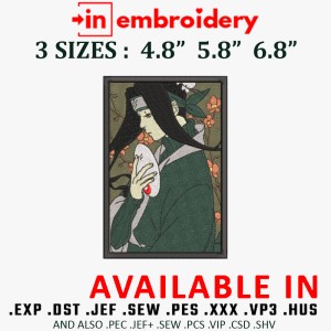 HAKU Embroidery Design 3 Sizes HAKU Embroidery Design 3 Sizes