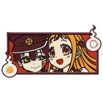 Hanako & Yashiro Embroidery Design 5 Sizes