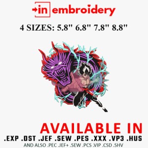 Hiei Yu Yu Hakusho Anime Embroidery Design 4 Sizes Hiei Yu Yu Hakusho Anime Embroidery Design 4 Sizes