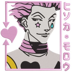 Hisoka Embroidery Design 4 Sizes