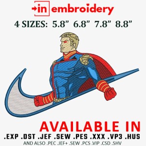 Swoosh x Homelander Embroidery Design 4 Sizes