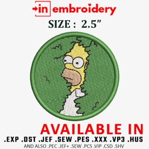 Homer Busch Embroidery Design