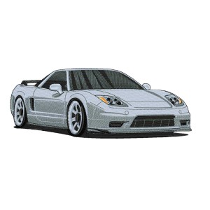 Honda Acura NSX Embroidery Design 6 Sizes