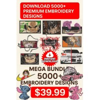✨ Unlock 5000 Premium Embroidery Designs – Instantly! ✨