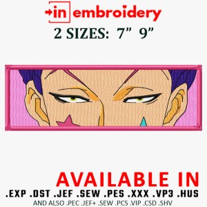 Hisoka Eyes Embroidery Design 2 Sizes