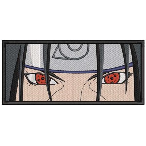 Itachi Eyes Embroidery Design 4 Sizes