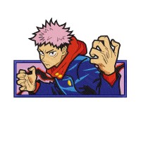 Itadori Yuuji & Ryoumen Sukuna Embroidery Design 4 Sizes
