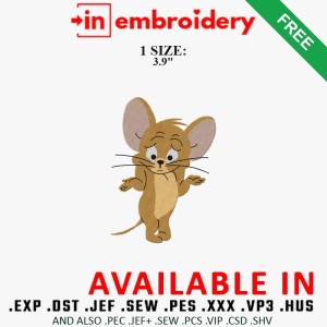 Jerry Mouse Embroidery Design Free Download