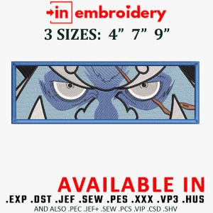 Jinbe Eyes Embroidery Design 3 Sizes