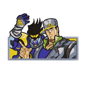 Jotaro Stand Embroidery Design 3 Sizes