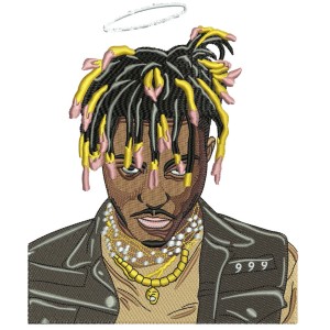 Juice Wrld Rapper Embroidery Design 4 Sizes