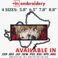 Kurapika Embroidery Design 4 Sizes