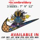 Swoosh x KAIDIO Embroidery Design 3 Sizes