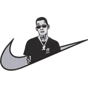 KIZARU SWOOSH Embroidery Design