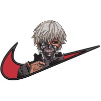 Swoosh x Kaneki Embroidery Design 4 Sizes