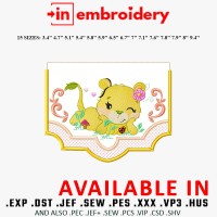 Lioness Charms Embroidery Designs 15 Sizes
