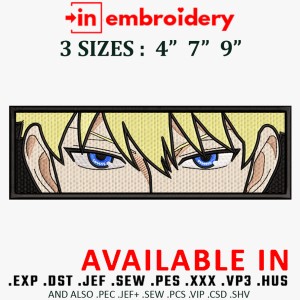 Loid Eyes Embroidery Design 3 Sizes