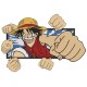 Luffy More Hands Embroidery Design 4 Sizes