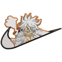 Swoosh x LUFFY 5 GEAR Embroidery Design 4 Sizes