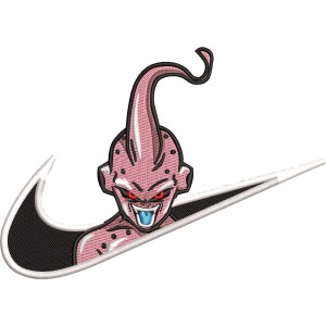 Swoosh x Majin Buu Embroidery Design 4 Sizes