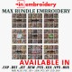 MAX BUNDLE EMBROIDERY Designs Ultimate Pack