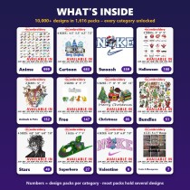 All-Access Library: 10,000+ Embroidery Designs – Every inembroidery Design, Lifetime Access