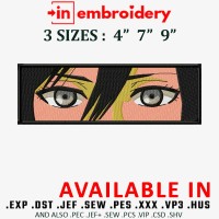 Mikasa Eyes Embroidery Design 2 Sizes