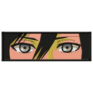 Mikasa Eyes Embroidery Design 2 Sizes