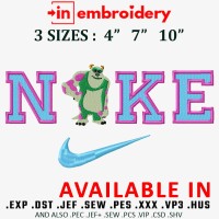 Monster Embroidery Design 3 Sizes