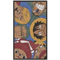 Mugiwara Anime Team Embroidery Design 4 Sizes