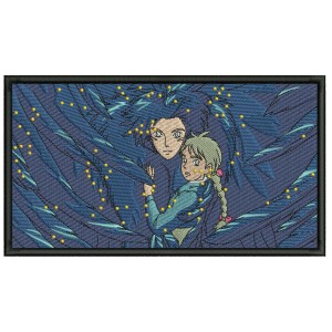 MOVING CASTLE Embroidery Design 4 Sizes