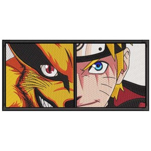 Naruto Fox Embroidery Design 4 Sizes