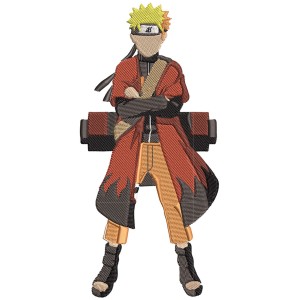 Naruto Sage Embroidery Design 4 Sizes