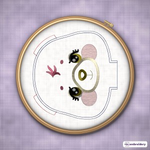 In the Hoop Honey Bear Plush & Lovey Embroidery Pattern
