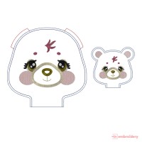In the Hoop Honey Bear Plush & Lovey Embroidery Pattern