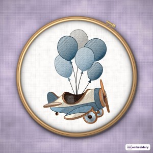 Little Aviator Airplane Alphabet & Embroidery Designs Collection