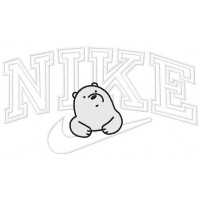 Swoosh x Bear Embroidery Design 3 Sizes