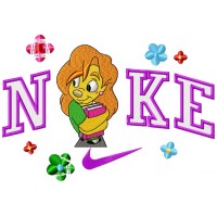 Flower Girl Embroidery Design 3 Sizes