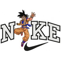 Goku Embroidery Design 3 Sizes