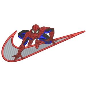 Swoosh x Spiderman Embroidery Design 4 Sizes