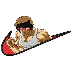 Swoosh x Baki GYM Embroidery Design 3 Sizes