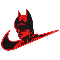 Swoosh x The Batman Embroidery Design 3 Sizes