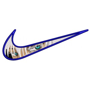 Swoosh x Gojo Blue Eyes Embroidery Design 3 Sizes