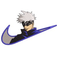 Swoosh x Gojo Embroidery Design 3 Sizes