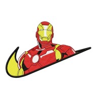 Swoosh x Iron Man Embroidery Design 3 Sizes