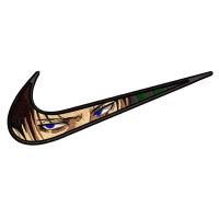 Swoosh x LEVI ACKERMAN Anime Embroidery Design 3 Sizes