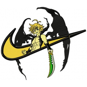 Swoosh X Meliodas Embroidery Design 4 Sizes