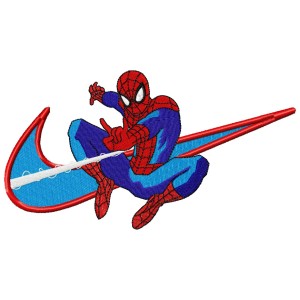 Swoosh x SPIDERMAN Embroidery Design 3 Sizes