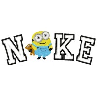 Minion Embroidery Design 3 Sizes